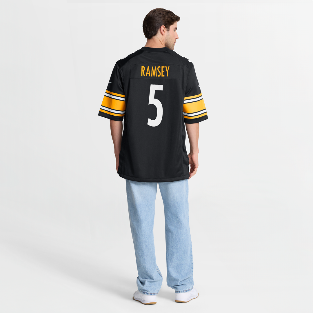 Pittsburgh Steelers Jalen Ramsey Nike Black Team Game Jersey