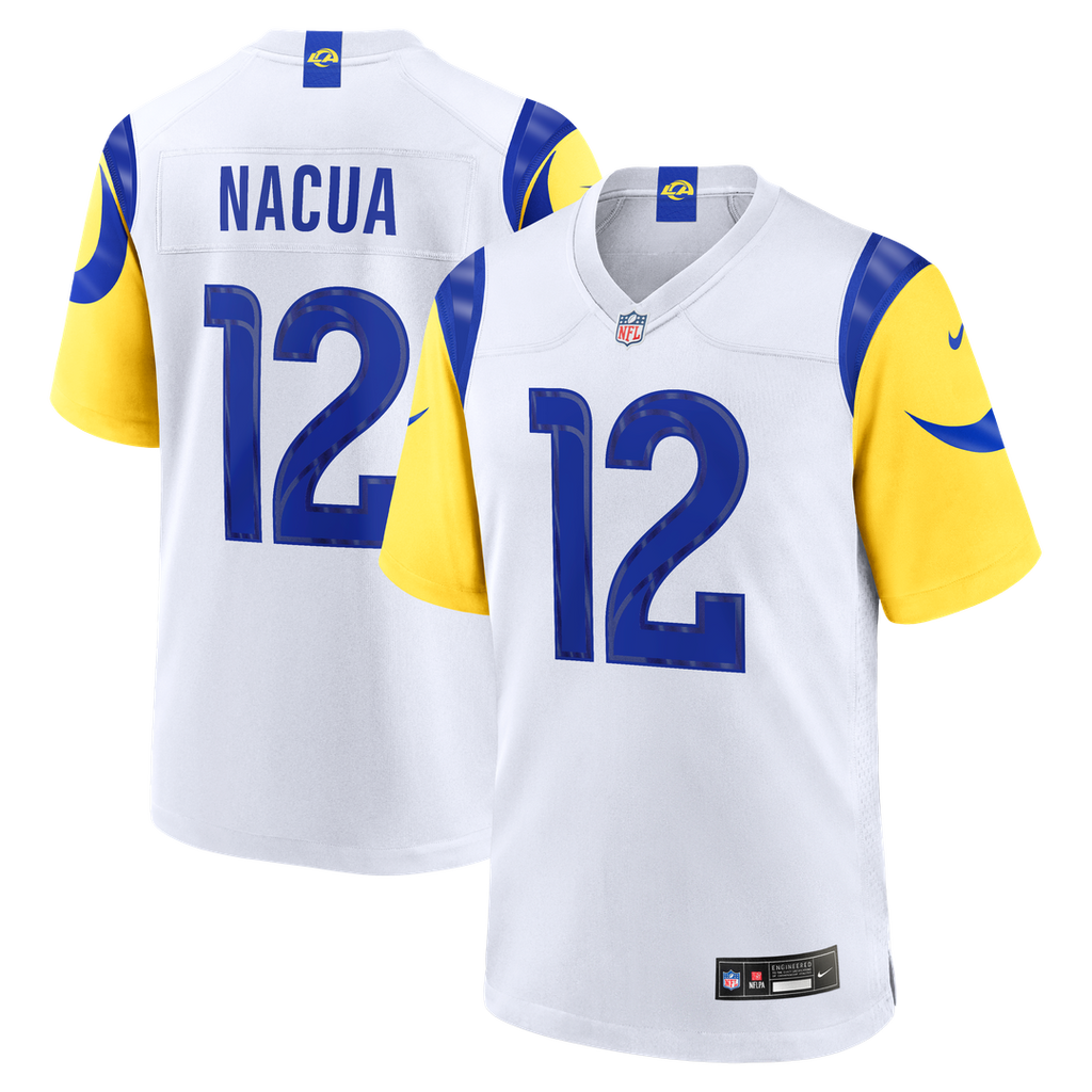 Los Angeles Rams Puka Nacua Nike White White Game Player Jersey