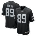 Las Vegas Raiders Brock Bowers Nike Black Player Game Jersey