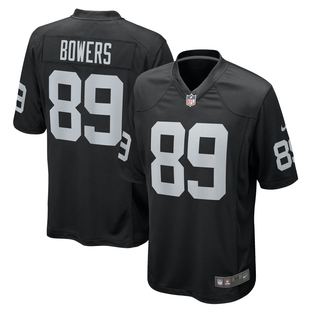 Las Vegas Raiders Brock Bowers Nike White Game Jersey