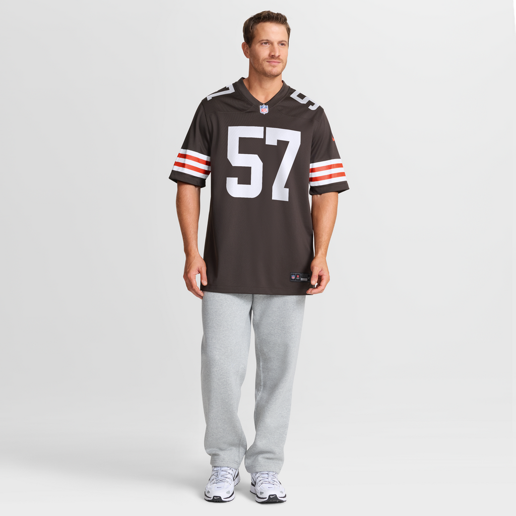 Cleveland Browns Clay Matthews Nike Brown Game Retired Player Jersey