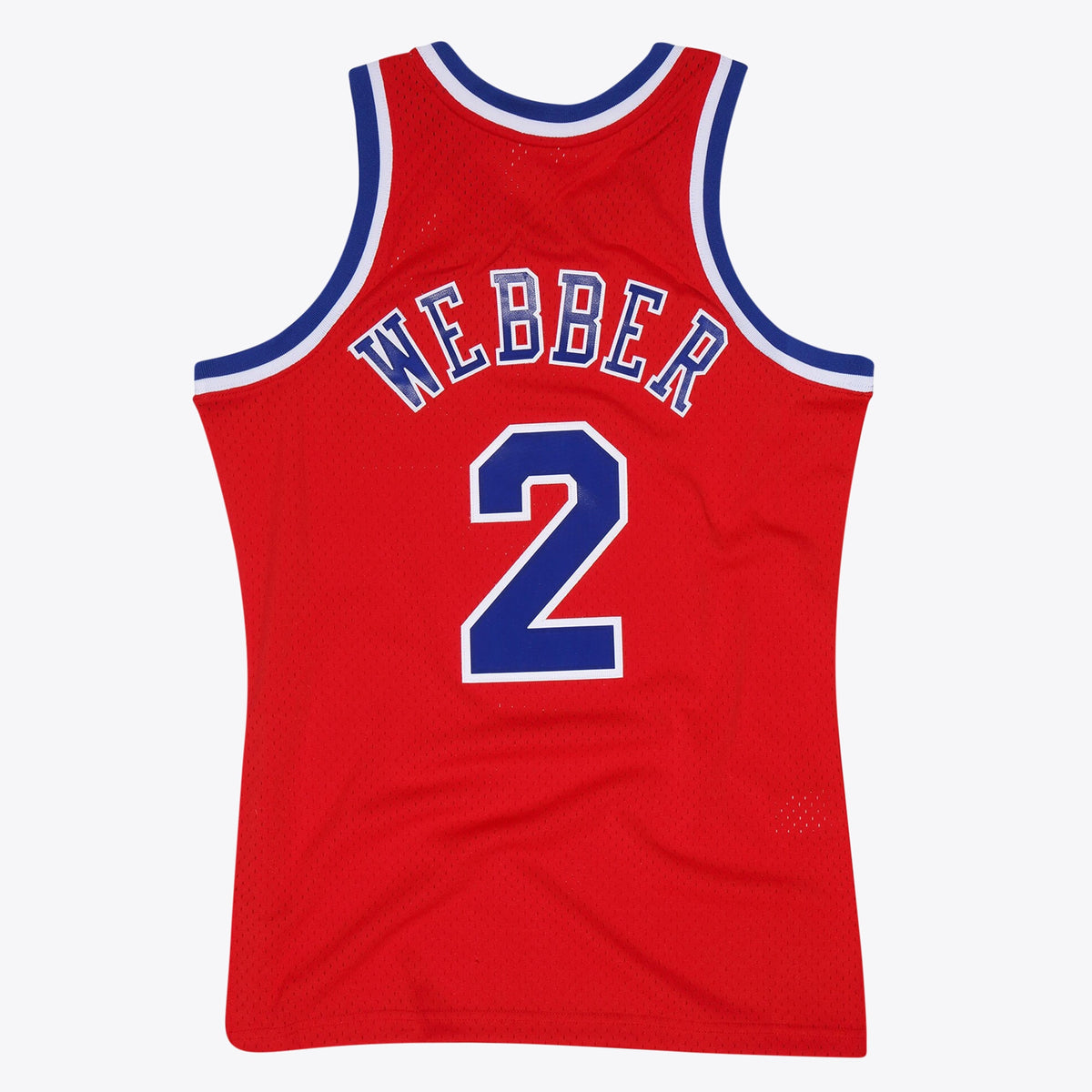 Washington Bullets Chris Webber 1994 Hardwood Classics Road Swingman Jersey By Mitchell & Ness - Scarlett