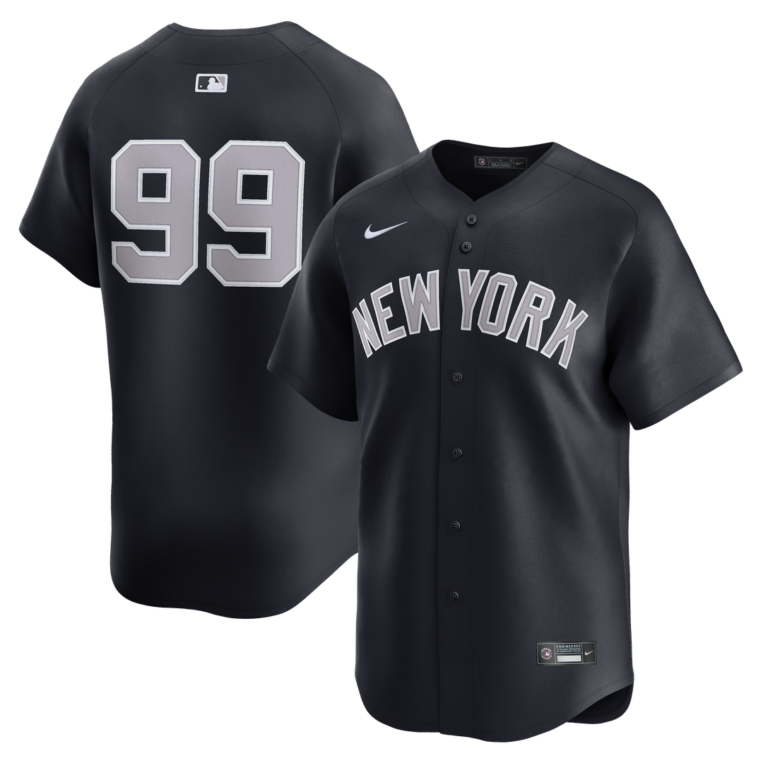 New York Yankees Aaron Judge Nike Gray Road Limited Player Jersey