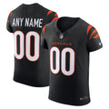 Cincinnati Bengals Nike Black Team Vapor F.U.S.E. Elite Custom Jersey