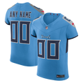 Tennessee Titans Nike Light Blue Team Vapor F.U.S.E. Elite Custom Jersey