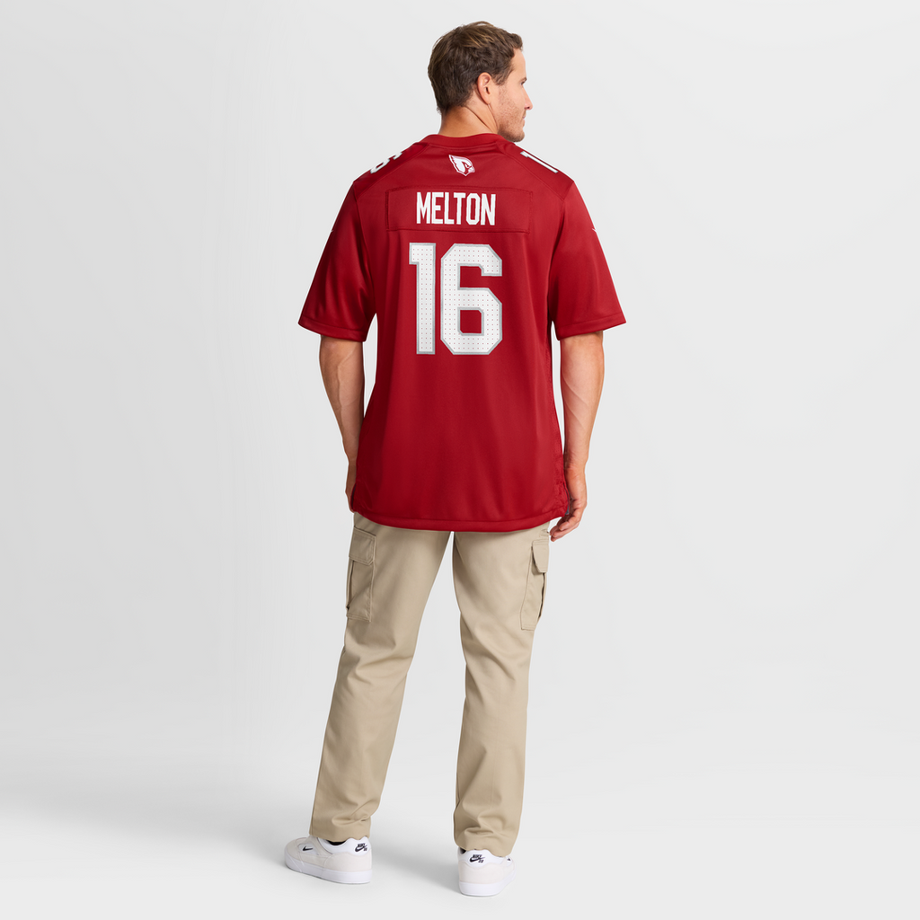 Arizona Cardinals Max Melton Nike Cardinal Team Game Jersey