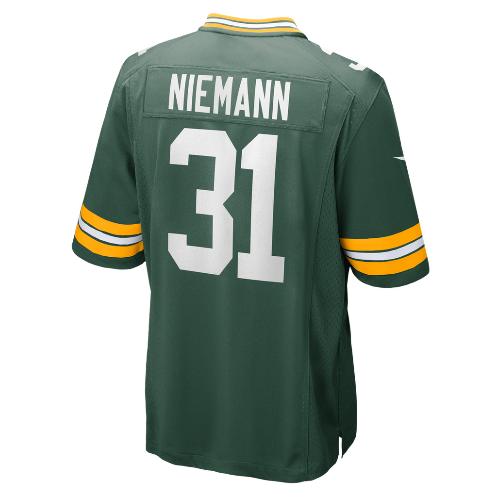 Green Bay Packers Nick Niemann Nike Green Team Game Jersey