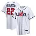 USA Baseball Clayton Kershaw Nike White 2026 World Baseball Classic Home Stadium Jersey