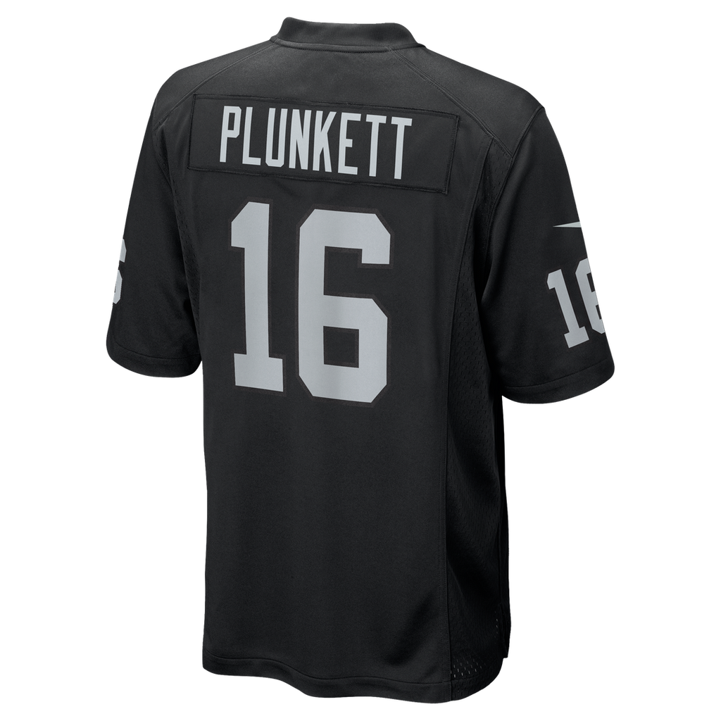 Las Vegas Raiders Jim Plunkett Nike Black Game Retired Player Jersey