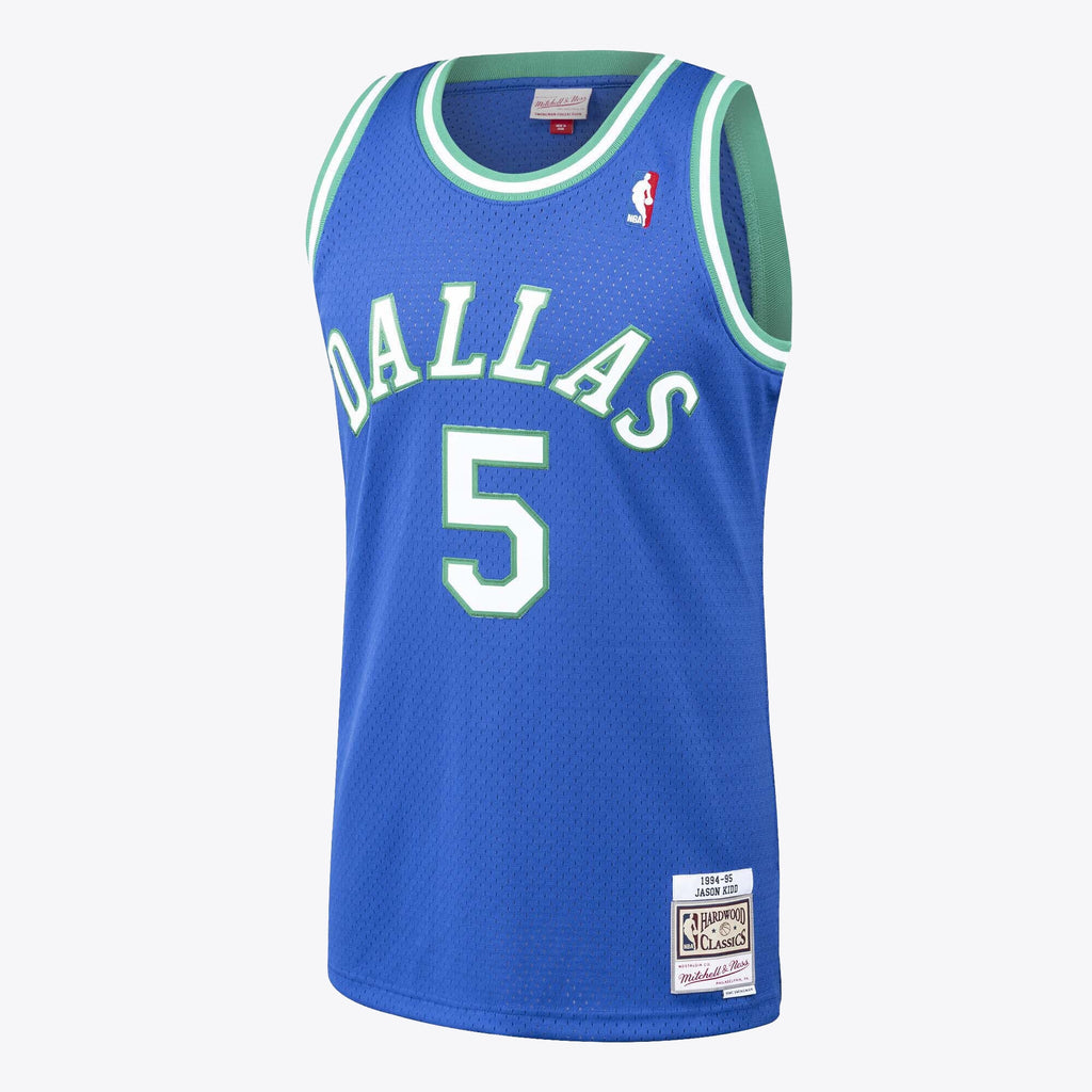 Dallas Mavericks Hardwood Classics Road Jersey By Mitchell & Ness - Jason Kidd