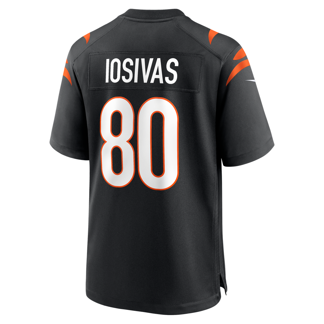 Cincinnati Bengals Andrei Iosivas Nike Black Team Game Jersey