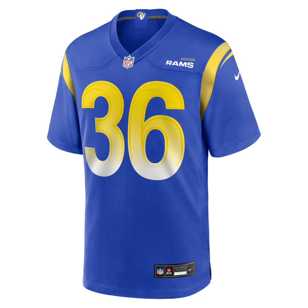 Los Angeles Rams Charles Woods Nike Royal Game Jersey