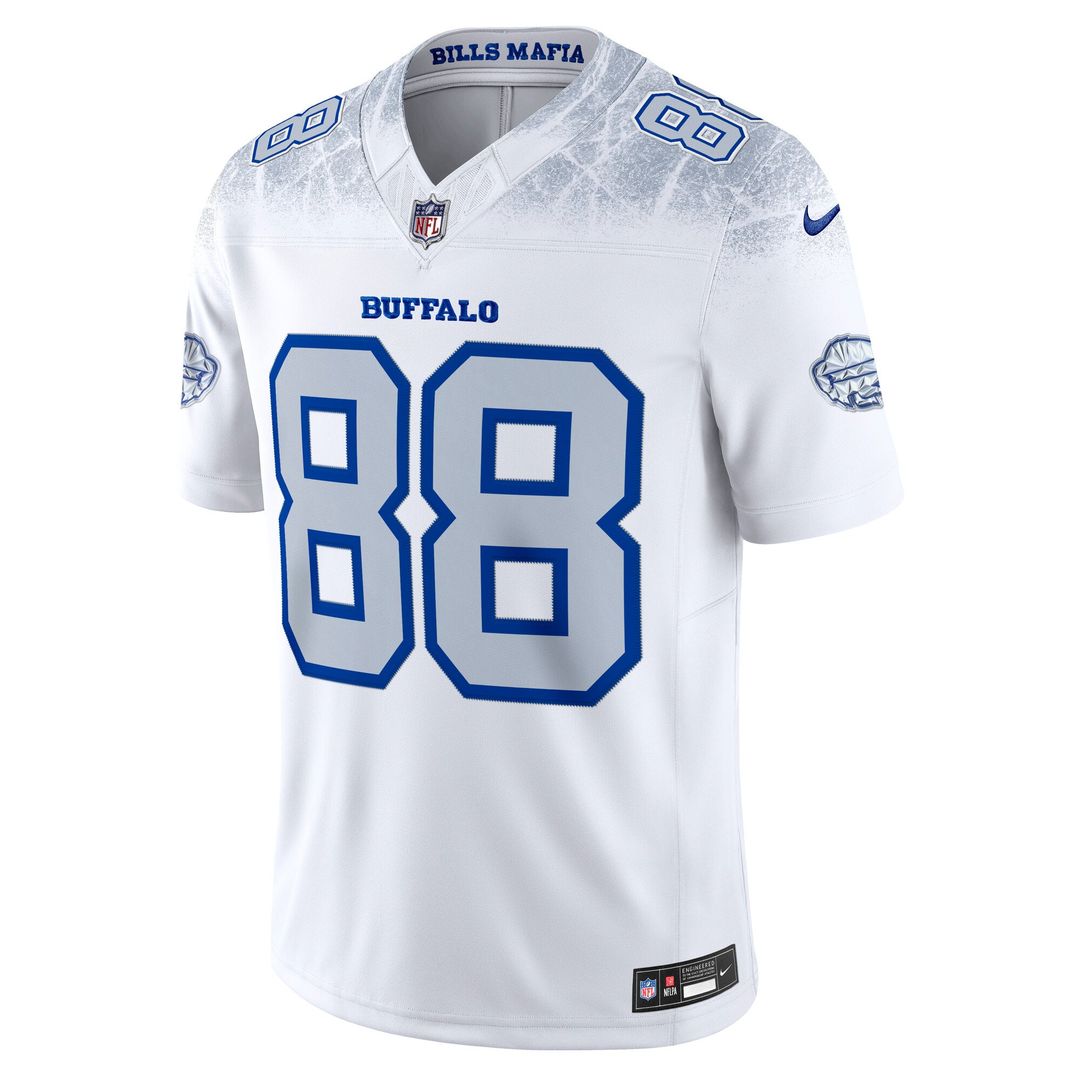 Buffalo Bills Dawson Knox Nike White Rivalries Collection Stitched Limited Jersey