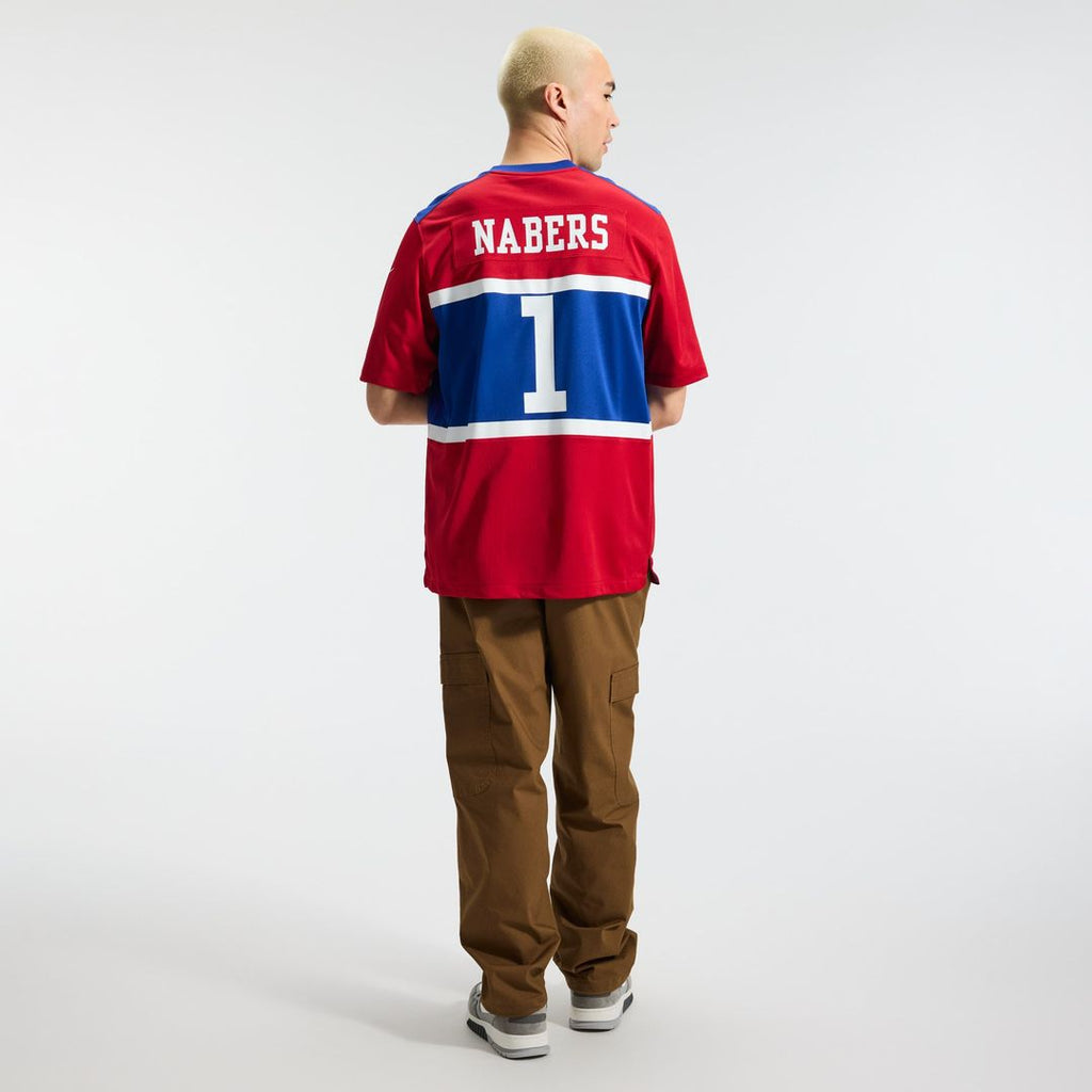New York Giants Malik Nabers Nike Royal Player Game Jersey
