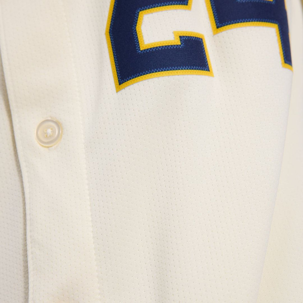 Milwaukee Brewers William Contreras Nike Cream Home Limited Player Jersey