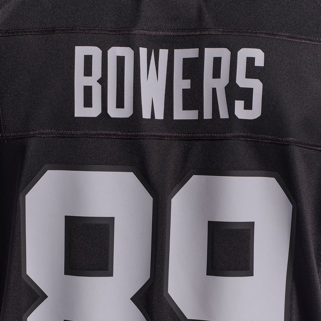 Las Vegas Raiders Brock Bowers Nike Black Player Game Jersey