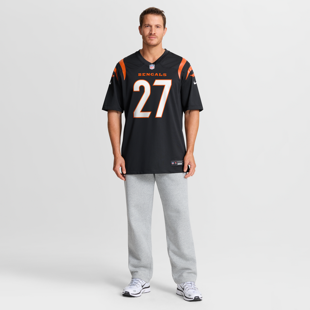 Cincinnati Bengals Jordan Battle Nike Black Team Game Jersey