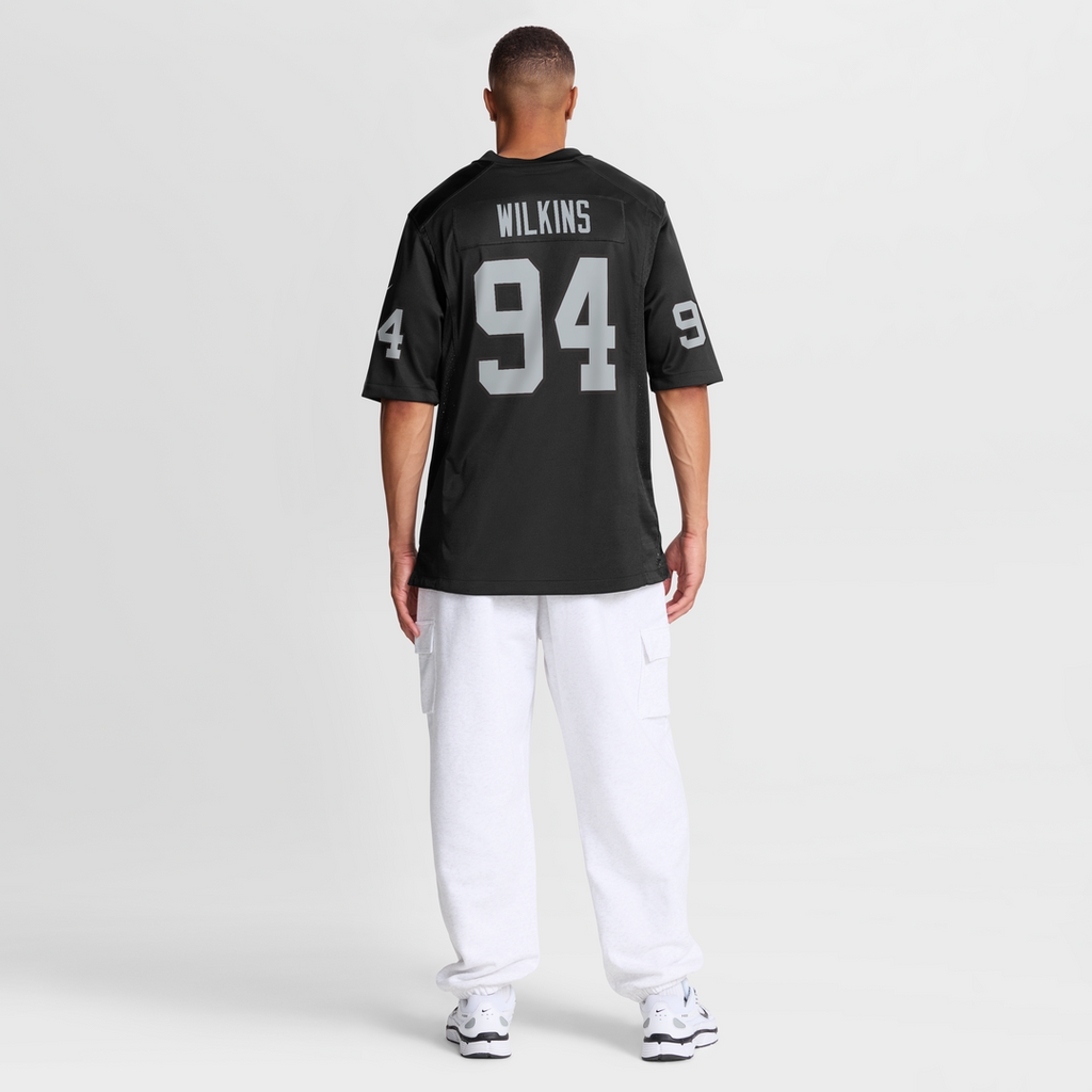 Las Vegas Raiders Christian Wilkins Nike Black Team Game Jersey