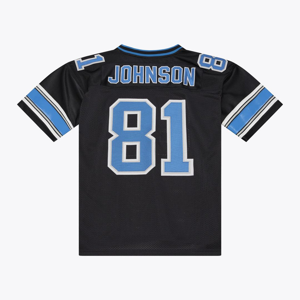 Detroit Lions Calvin Johnson Mitchell & Ness Black 2007 Authentic Throwback Jersey