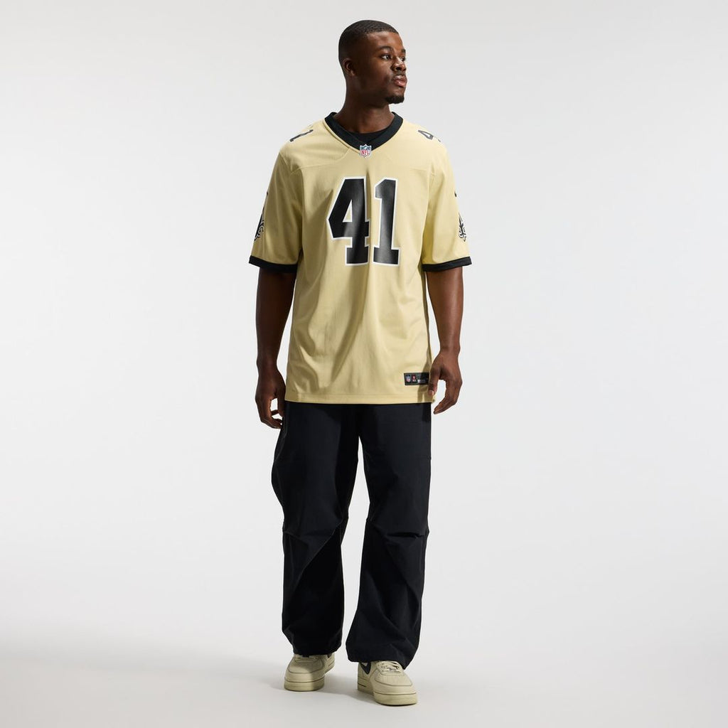 New Orleans Saints Alvin Kamara Nike White Alternate Game Jersey