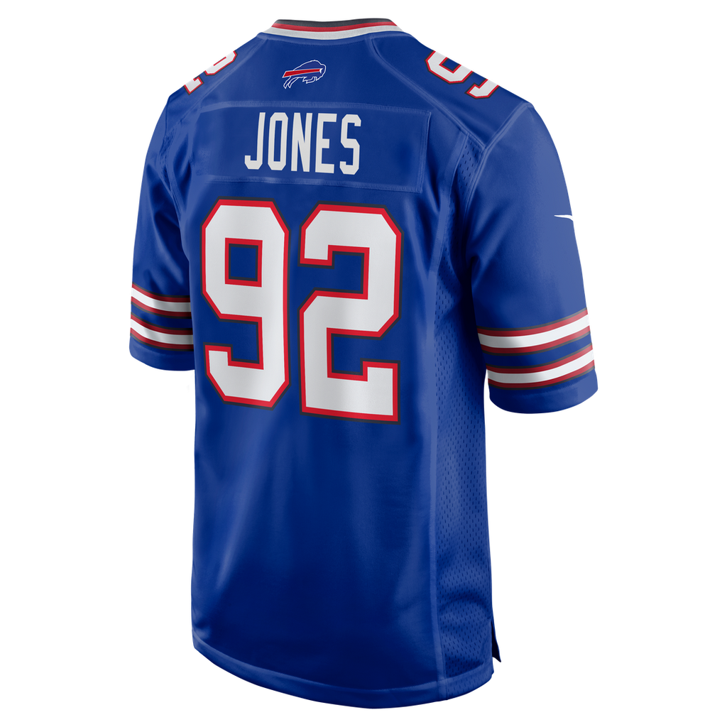 Buffalo Bills DaQuan Jones Nike Royal Game Player Jersey