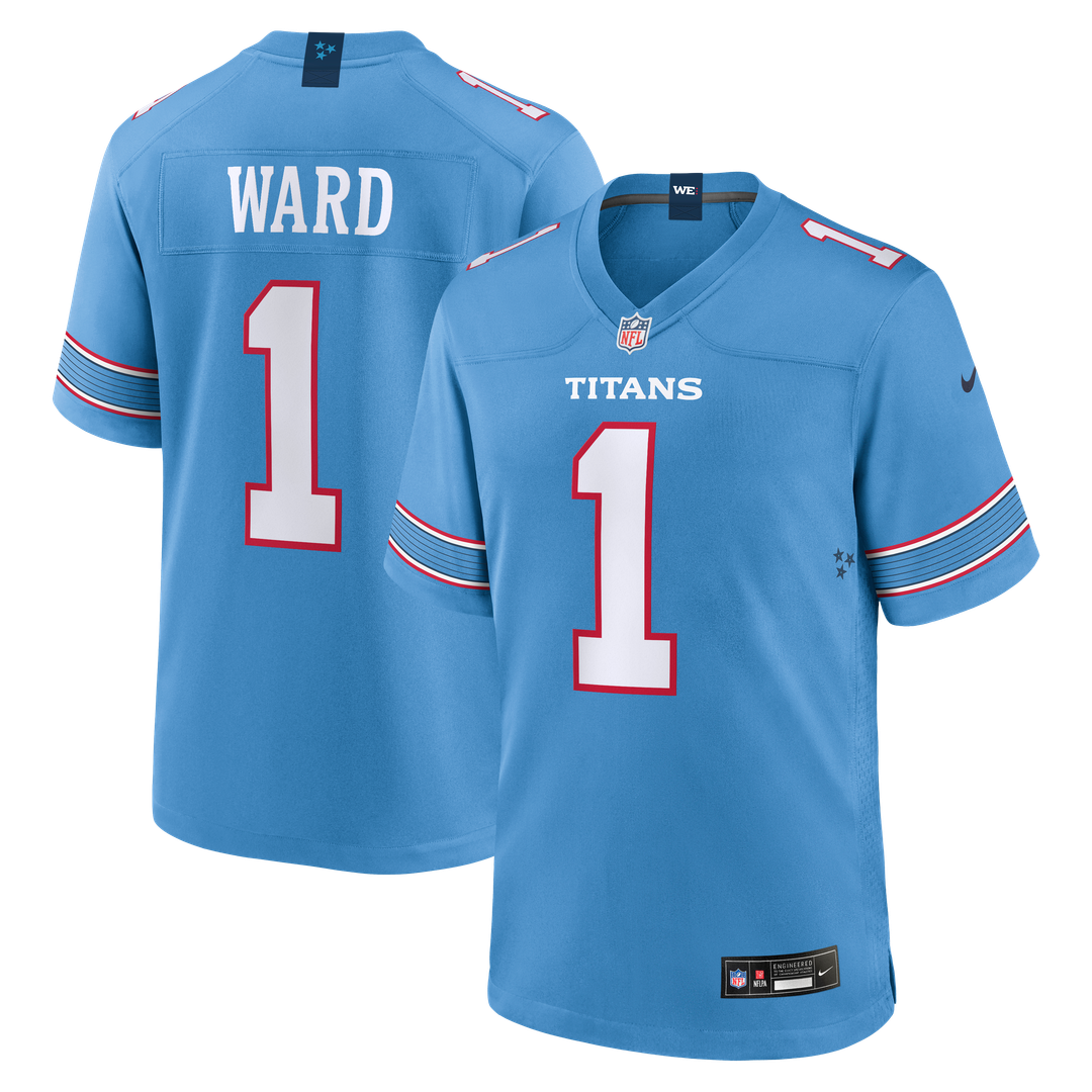 Tennessee Titans Cameron Ward Nike Light Blue Game Jersey