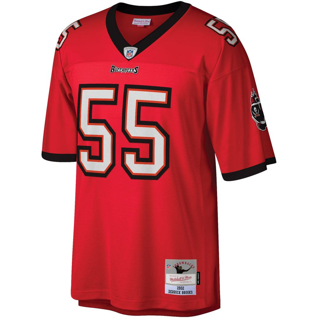 Tampa Bay Buccaneers Derrick Brooks Mitchell & Ness Red Legacy Replica Jersey