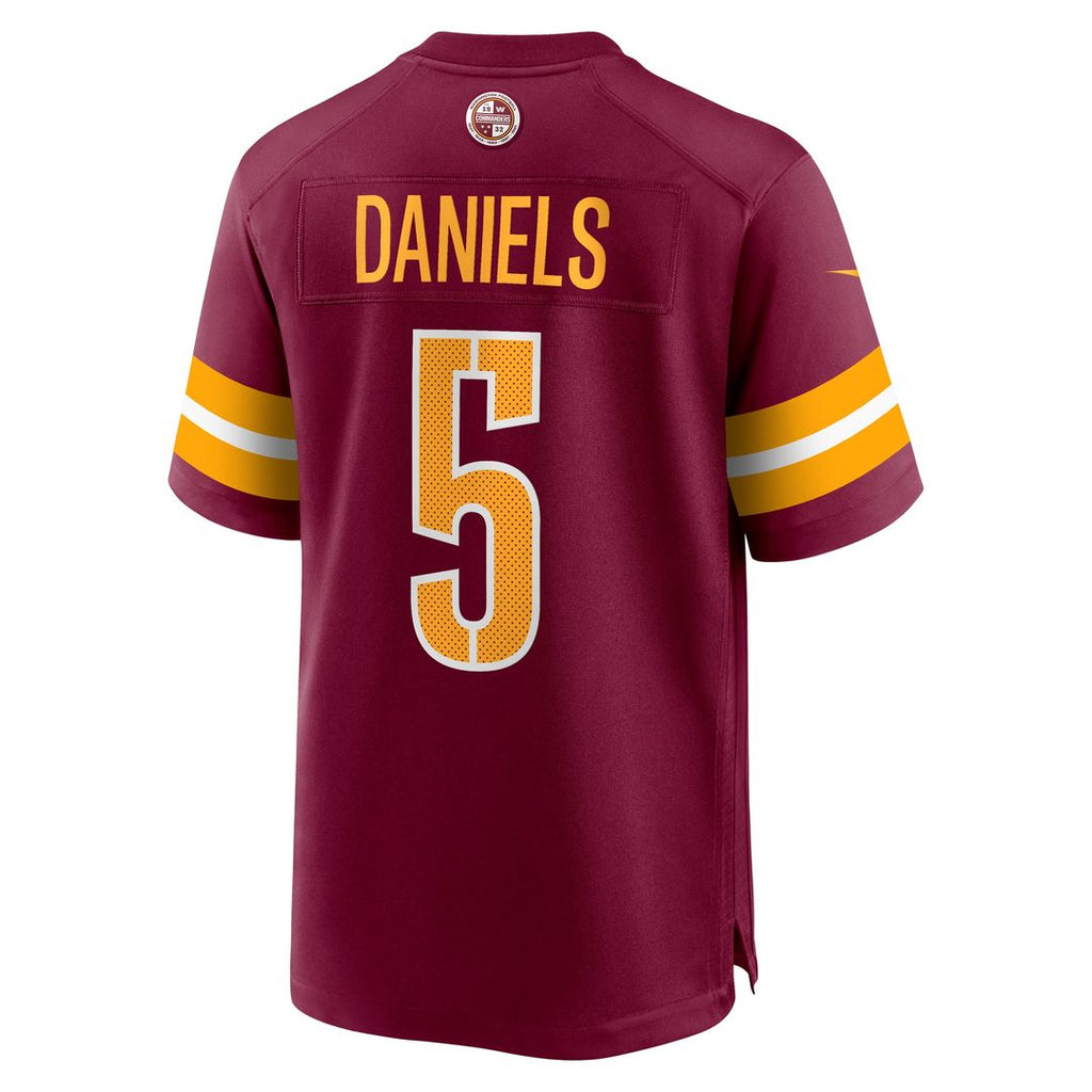 Washington Commanders Jayden Daniels Nike White Player Game Jersey