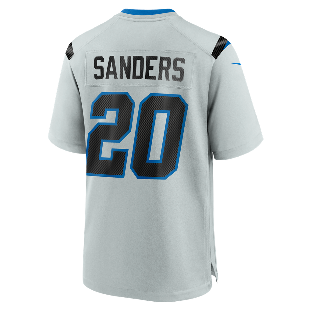 Detroit Lions Barry Sanders Nike Silver 2026 Rivalries Collection Game Jersey