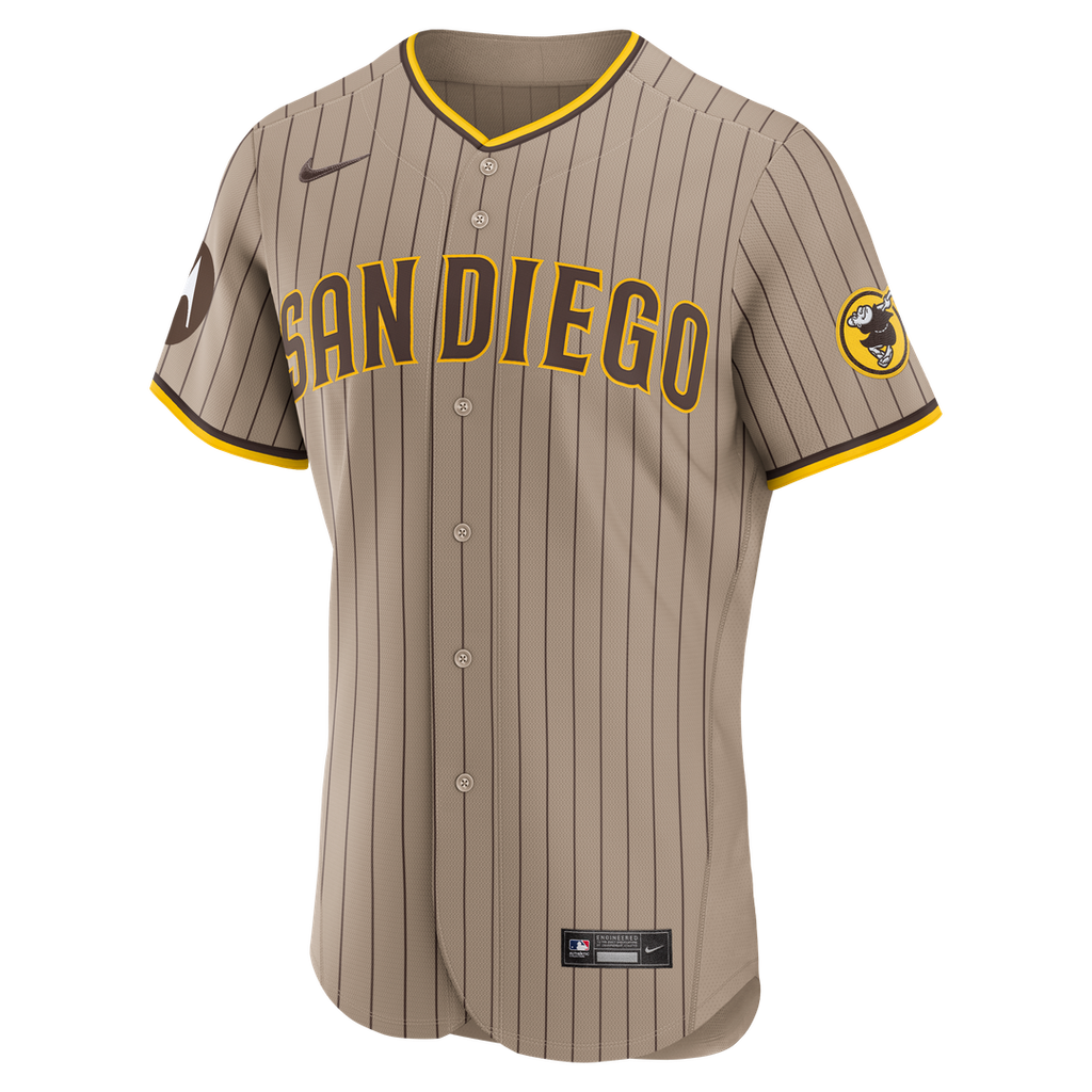 San Diego Padres Fernando Tatis Jr. Nike White Home Authentic Sponsor Patch Jersey
