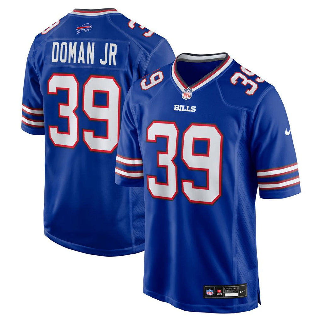 Buffalo Bills Tommy Doman Jr Nike Royal Team Game Jersey