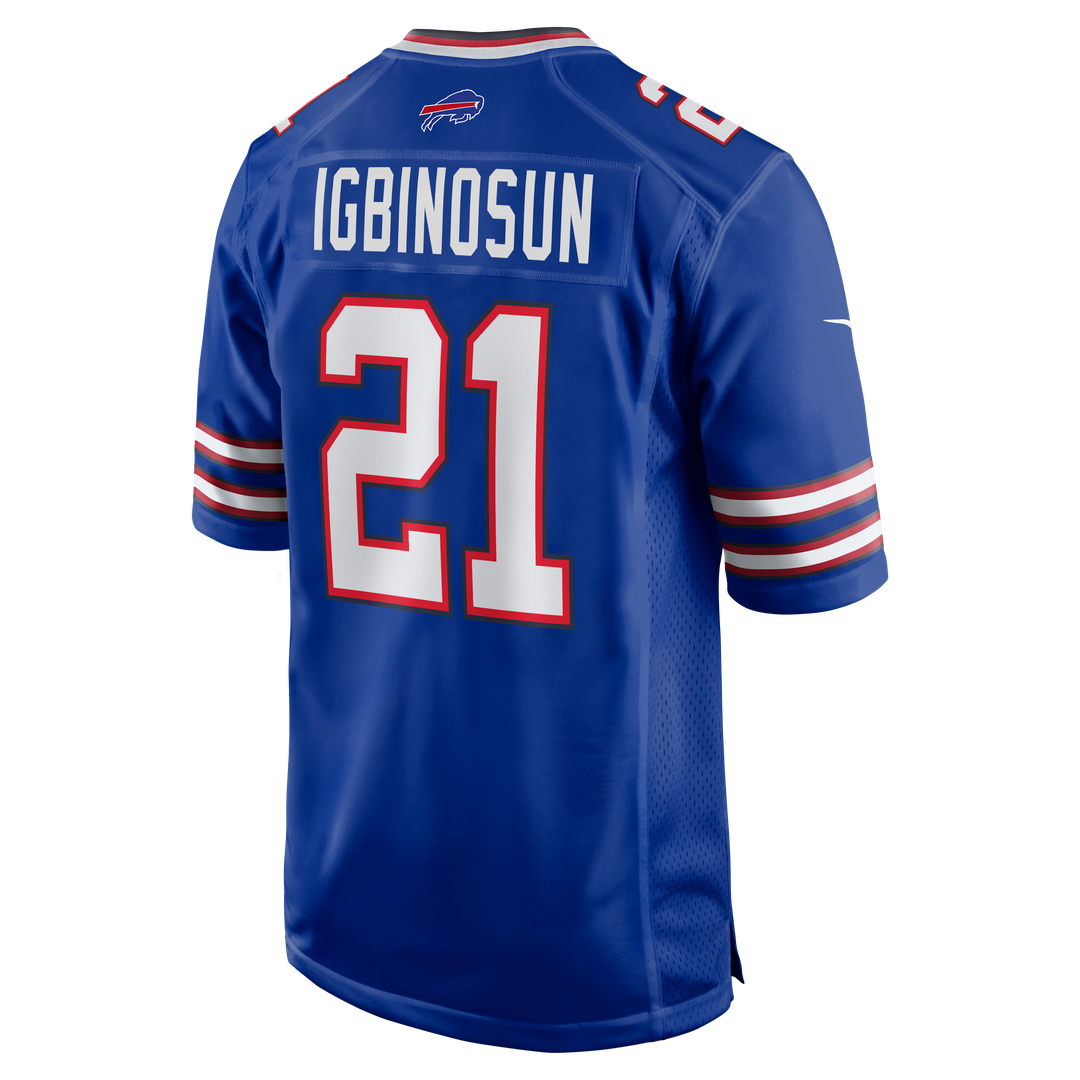 Buffalo Bills Davison Igbinosun Nike Royal Team Game Jersey